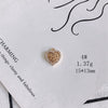 Wholesale Jewelry Accessories Copper Zircon Inlaid Star Bow Four Leaf Clover Hollow Pendant