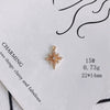 Wholesale Jewelry Accessories Copper Zircon Inlaid Star Bow Four Leaf Clover Hollow Pendant