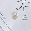 Wholesale Jewelry Accessories Copper Zircon Inlay Flower Moon Hollow Necklace Material