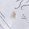 Wholesale Jewelry Accessories Copper Zircon Inlay Flower Moon Hollow Necklace Material