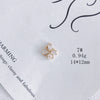 Wholesale Jewelry Accessories Copper Zircon Inlay Flower Moon Hollow Necklace Material