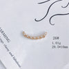 Wholesale Jewelry Accessories Copper Zircon Inlay Flower Moon Hollow Necklace Material
