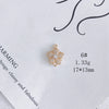 Wholesale Jewelry Accessories Copper Zircon Inlay Flower Moon Hollow Necklace Material