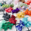 Wholesale Jewelry Accessories Fresh Tassel Small Flower Earrings Pendant Handwoven Fabric Material