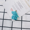 Wholesale Jewelry Accessories Fresh Tassel Small Flower Earrings Pendant Handwoven Fabric Material