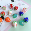 Wholesale Jewelry Accessories Glass Glaze Fruit Shaped Beaded Bracelet Earrings Pendant
