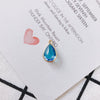 Wholesale Jewelry Accessories Glass Glaze Teardrop Shape Pendant For Bracelet And Necklace