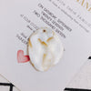 Wholesale Jewelry Accessories Halo Resin Round Earrings With Holes