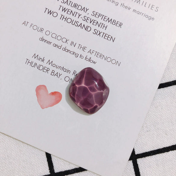 Wholesale Jewelry Accessories Handmade Resin And Plastic Accessories With Water Wave Light Pattern And Irregular Diamond Shape