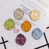 Wholesale Jewelry Accessories Handmade Resin And Plastic Accessories With Water Wave Light Pattern And Irregular Diamond Shape