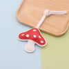 Wholesale Jewelry Accessories Leather Mushroom Pendant Clothing Accessories