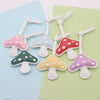 Wholesale Jewelry Accessories Leather Mushroom Pendant Clothing Accessories