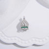 Wholesale Jewelry Accessories Material S925 Silver Inlaid Zirconium Hollow Crown Tassel Cap Pearl Beaded Torus Cap