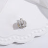 Wholesale Jewelry Accessories Material S925 Silver Inlaid Zirconium Hollow Crown Tassel Cap Pearl Beaded Torus Cap