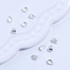 Wholesale Jewelry Accessories Melon Seed Buckle Handmade Diy Bracelet Necklace Pendant S925 Sterling Silver Electroplated