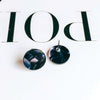 Wholesale Jewelry Accessories Plastic Resin Circle Round Dripping Glue Needle With Hole Pendant Earring Accessories