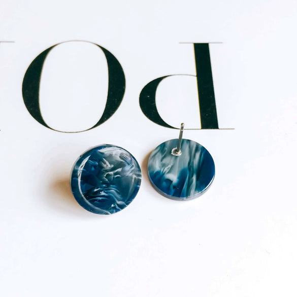Wholesale Jewelry Accessories Plastic Resin Circle Round Dripping Glue Needle With Hole Pendant Earring Accessories