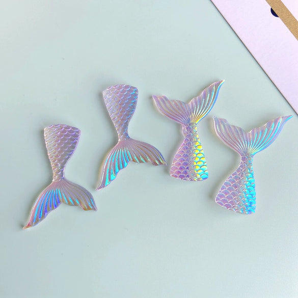 Wholesale Jewelry Accessories Plastic Resin Environmental Protection Mermaid Fishtail Hairpin