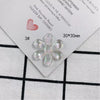 Wholesale Jewelry Accessories Plastic Resin Geometric Round Flower Love Pendant