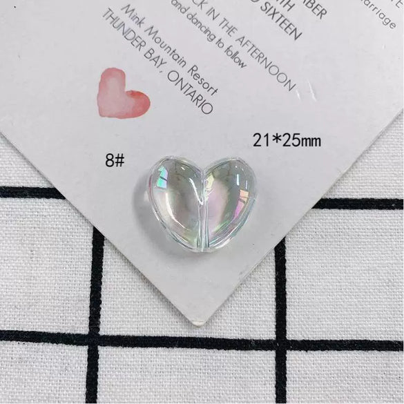 Wholesale Jewelry Accessories Plastic Resin Geometric Round Flower Love Pendant