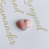 Wholesale Jewelry Accessories Plastic Resin Heartshaped Stone Mobile Phone Case Pendant With Cream Water Ripple Smoke Design