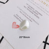 Wholesale Jewelry Accessories Plastic Resin Imitation Pearl Shaped Beads Earrings Hair Accessories With Magic Pearlescent Wrinkle Effect