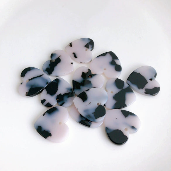 Wholesale Jewelry Accessories Plastic Resin Love Art Earrings Bracelet Pendant Harajuku Style