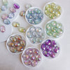 Wholesale Jewelry Accessories Plastic Resin Oval Facet Bead Necklace Bracelet Pendant