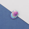 Wholesale Jewelry Accessories Plastic Resin Oval Fish Scales Smooth Plated Ab Colored Diamond Drill
