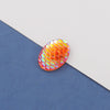 Wholesale Jewelry Accessories Plastic Resin Oval Fish Scales Smooth Plated Ab Colored Diamond Drill