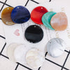 Wholesale Jewelry Accessories Plastic Resin Round Halo Earrings With Holes Pendant