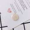 Wholesale Jewelry Accessories Ring Disc Acrylic Acetate Pendant Handmade Earring With Plastic Resin Material And Dripping Glue Process