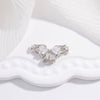 Wholesale Jewelry Accessories 925 Silver Bow Love Pearl Buckle Vshaped Fourleaf Clover Oshaped With Zirconia Design