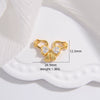 Wholesale Jewelry Accessories 925 Silver Bow Love Pearl Buckle Vshaped Fourleaf Clover Oshaped With Zirconia Design