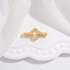 Wholesale Jewelry Accessories 925 Silver Bow Love Pearl Buckle Vshaped Fourleaf Clover Oshaped With Zirconia Design