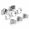 Wholesale Jewelry Accessories Stainless Steel Adjustable Open Ring Holder Tray Geometric Electroplated
