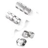 Wholesale Jewelry Accessories Stainless Steel Adjustable Open Ring Holder Tray Geometric Electroplated