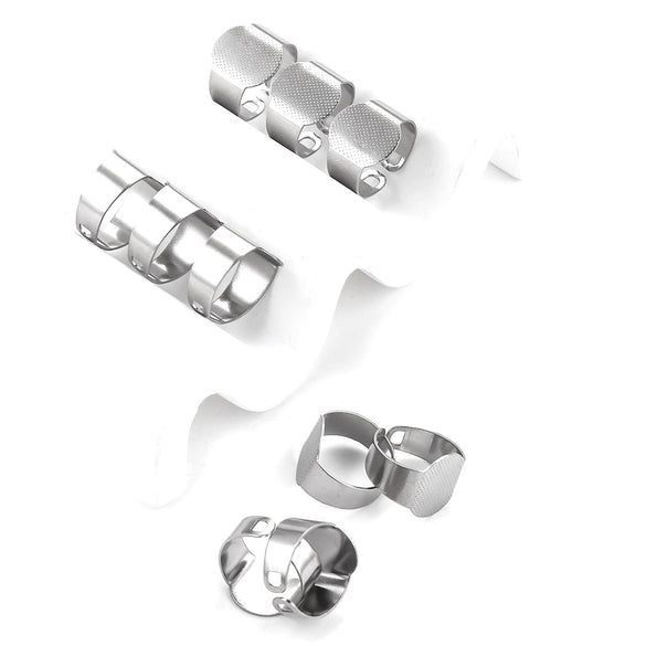 Wholesale Jewelry Accessories Stainless Steel Adjustable Open Ring Holder Tray Geometric Electroplated