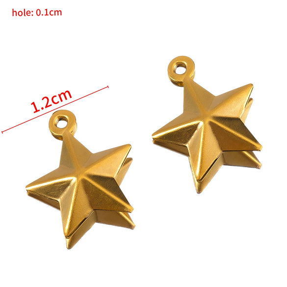 Wholesale Jewelry Accessories Stainless Steel Marine Series Pendant With Starfish Shell Seahorse And More Electroplated