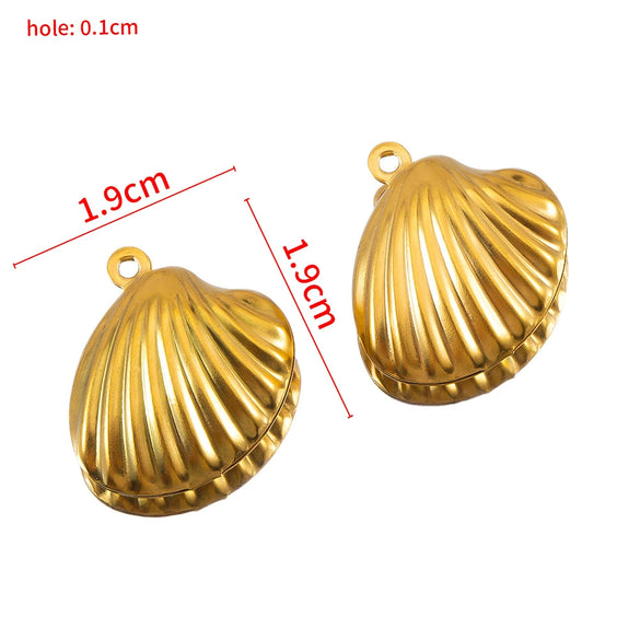 Wholesale Jewelry Accessories Stainless Steel Marine Series Pendant With Starfish Shell Seahorse And More Electroplated