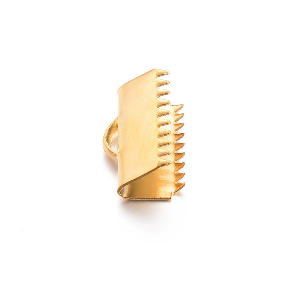 Wholesale Jewelry Accessories Stainless Steel Rectangle Horse Buckle Rope With Clip Buckle Lock Buckle Fixed Necklace Bracelet Connection Electroplating