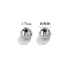 Wholesale Jewelry Accessories Stainless Steel Round Hammered Beads With Pockmarks And Beating Points Vacuum Plated