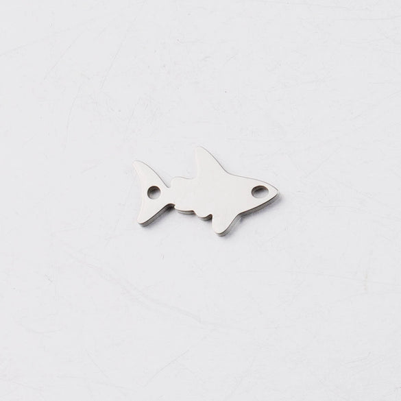 Wholesale Jewelry Accessories Stainless Steel Shark Pendant Mirror Polished Glossy