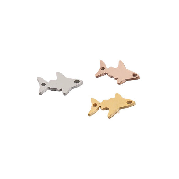 Wholesale Jewelry Accessories Stainless Steel Shark Pendant Mirror Polished Glossy