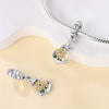 Wholesale Jewelry Accessories 925 Sterling Silver Charm Beads With Dripping Oil Treatment Flower Bicycle Camera Pendant Original Design