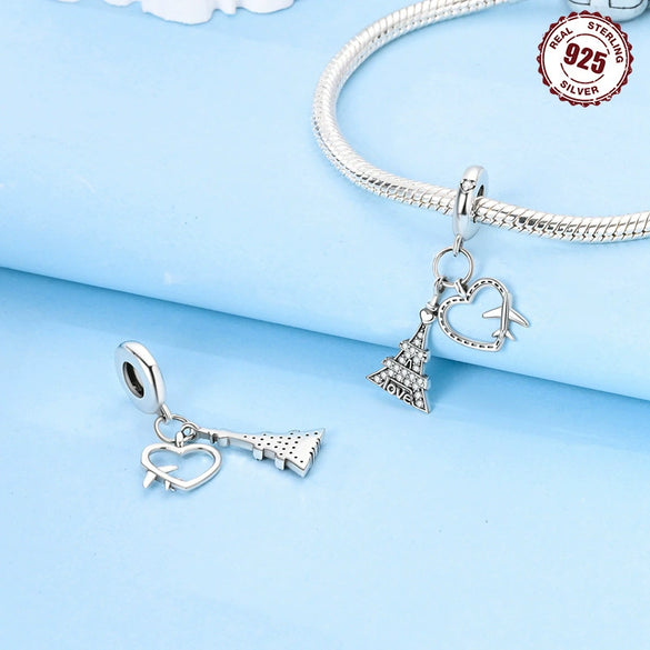 Wholesale Jewelry Accessories 925 Sterling Silver Heartshaped Pendant With Dripping Oil Design