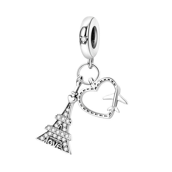 Wholesale Jewelry Accessories 925 Sterling Silver Heartshaped Pendant With Dripping Oil Design