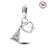 Wholesale Jewelry Accessories 925 Sterling Silver Heartshaped Pendant With Dripping Oil Design