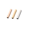 Wholesale Jewelry Accessories Titanium Steel Hollow Rectangular 3D Long Tube Fine Polishing Figure Pattern
