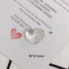 Wholesale Jewelry Accessories Transparent Glass And Plastic Resin Irregular Shaped Environmental Protection Patch Material